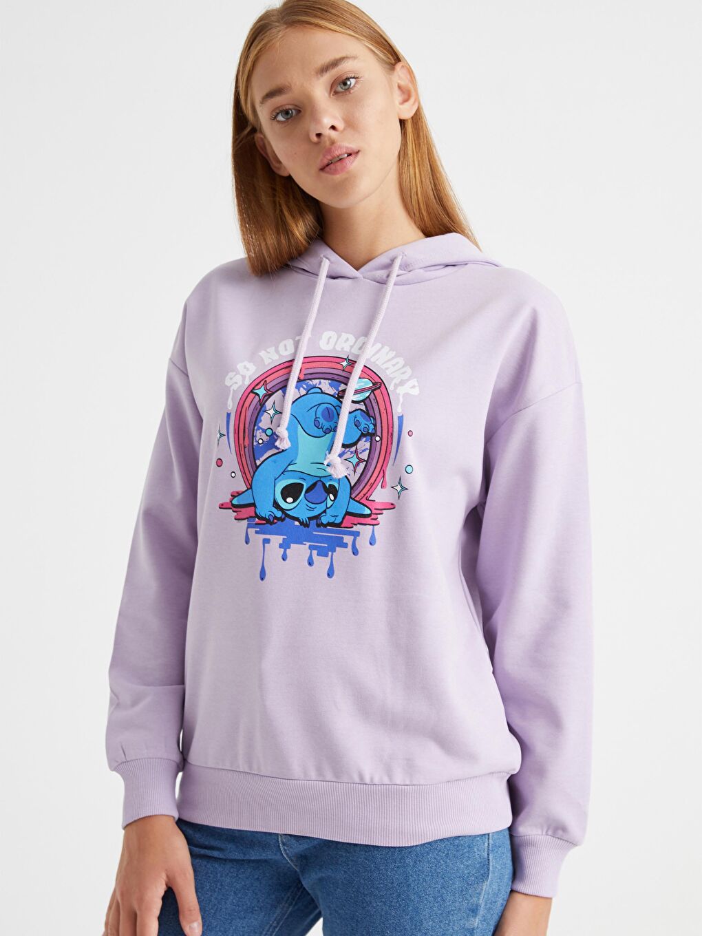 Stitch Printed Hoodie-2