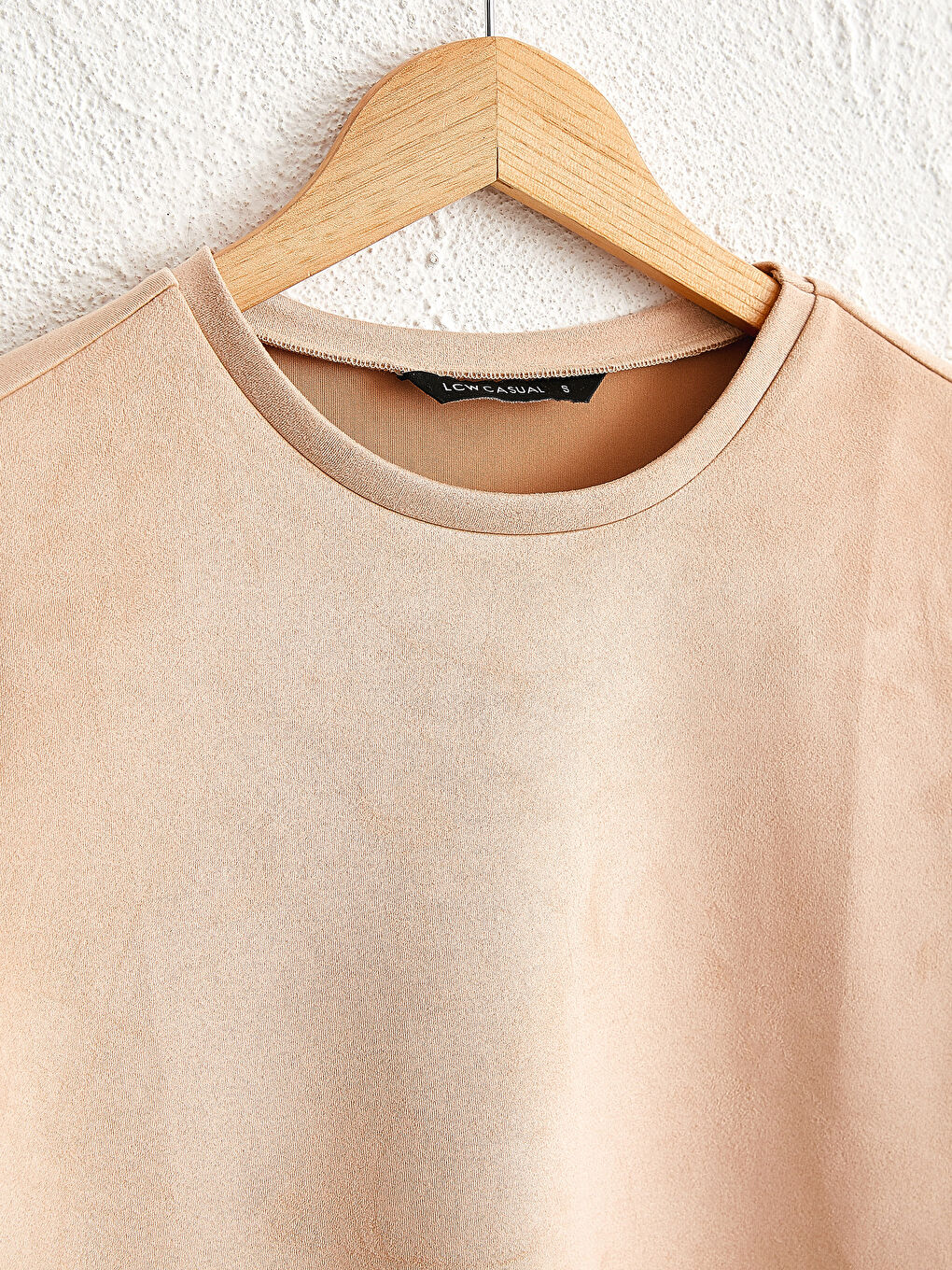 Замша көріністі кең пішілген көйлек-2