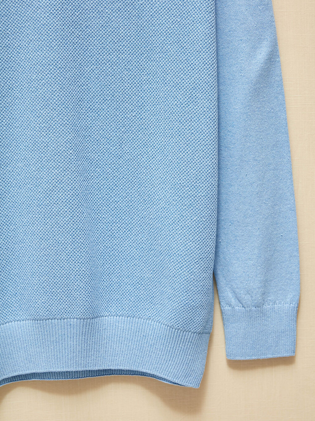 Екологічний Светр Тонкої В'язки з Круглим Вирізом-3