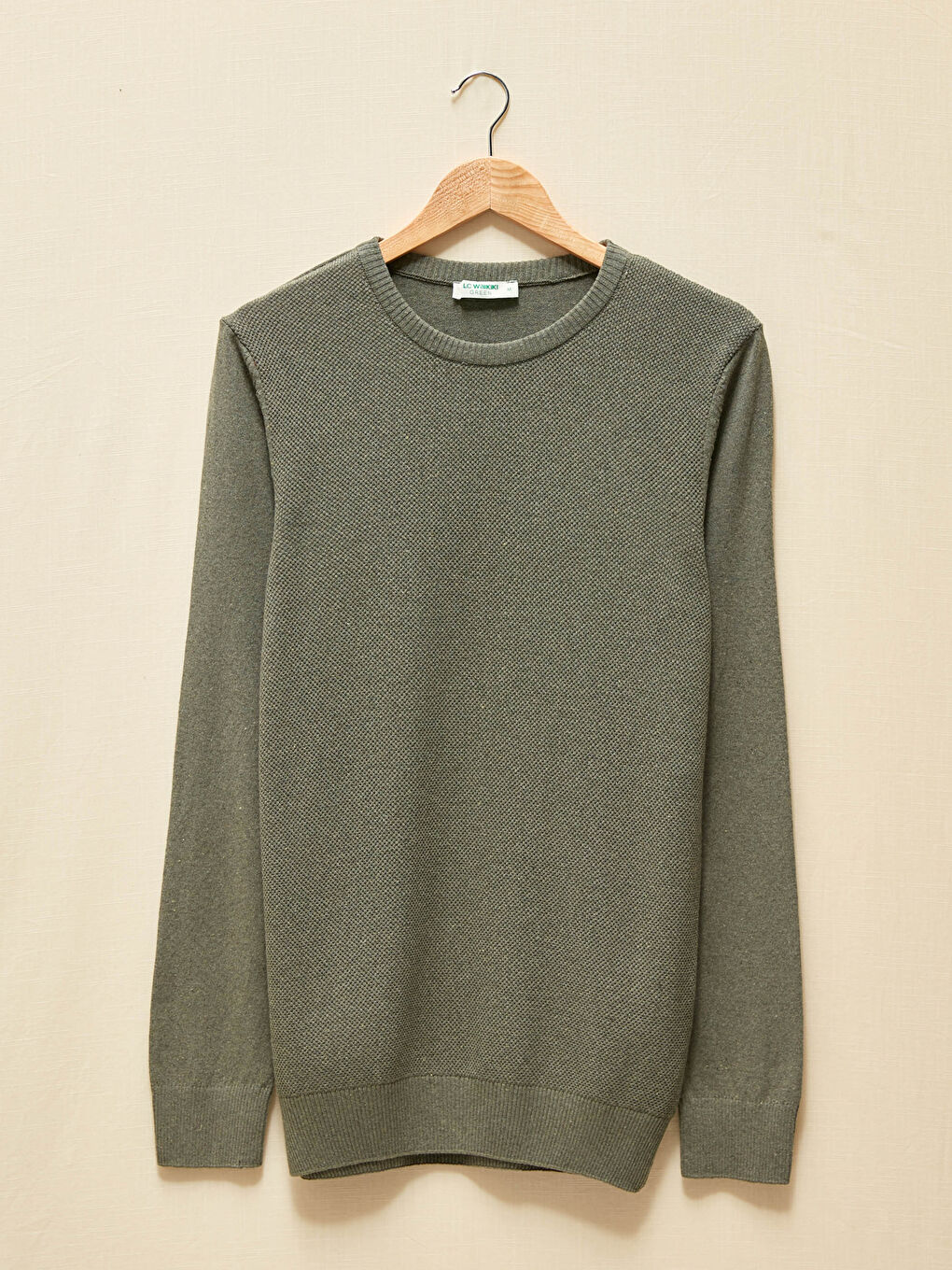 Nature Friendly Crew Neck Thin Knitwear Sweater