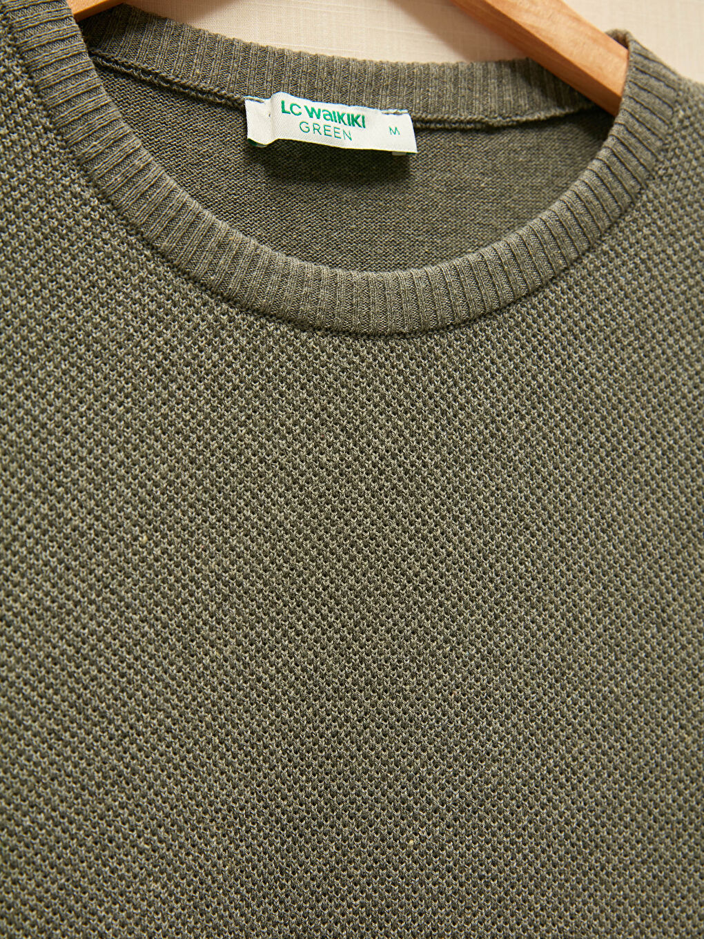 Nature Friendly Crew Neck Thin Knitwear Sweater-1