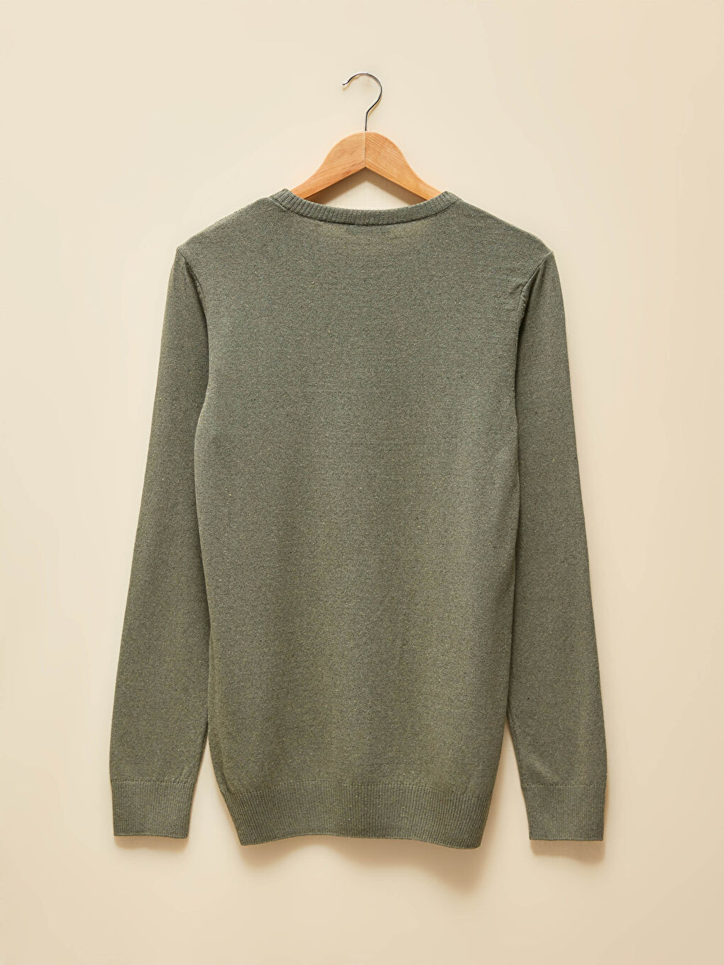 Nature Friendly Crew Neck Thin Knitwear Sweater-2