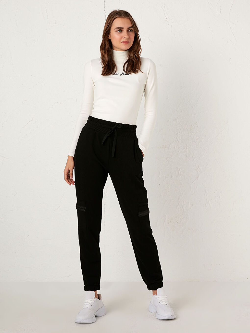 Elasticated Waist Jogger Sweatpants-2