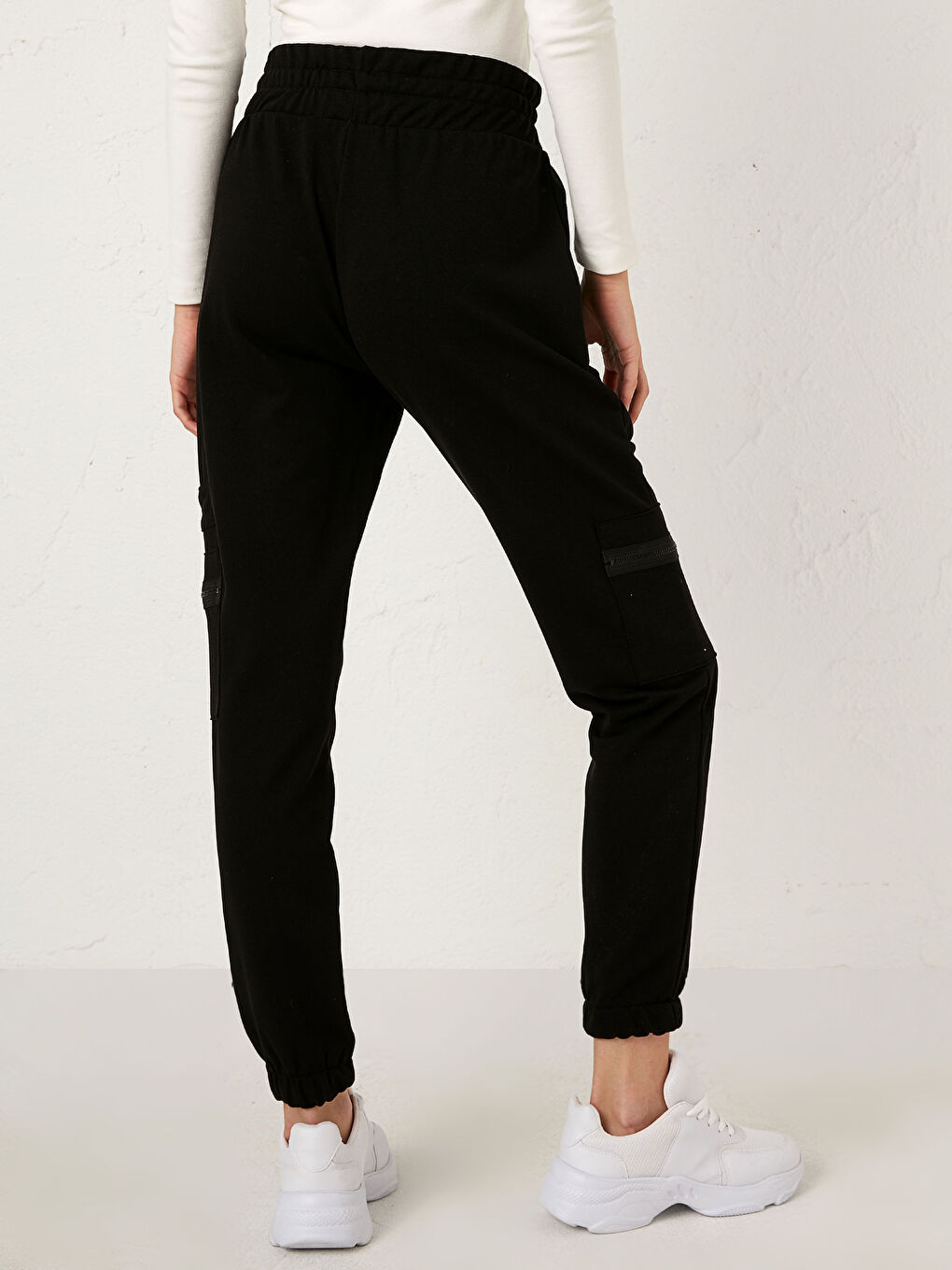 Elasticated Waist Jogger Sweatpants-4