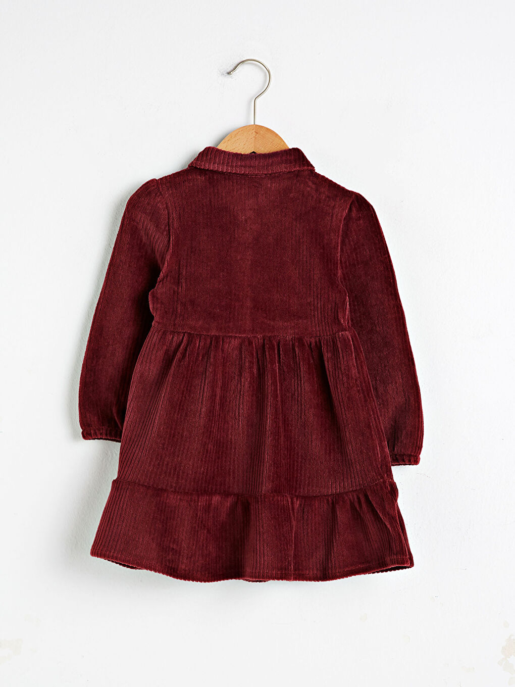 Robe en velours côtelé pour bébé fille-1