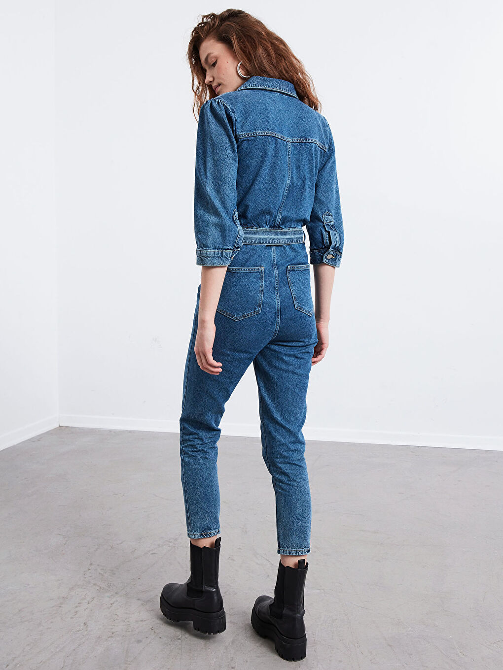 جمبسوت جينز بحزام-6