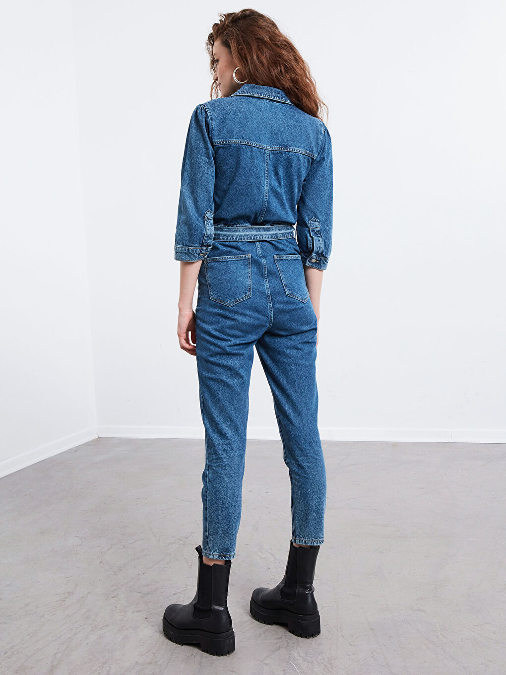 جمبسوت جينز بحزام-7