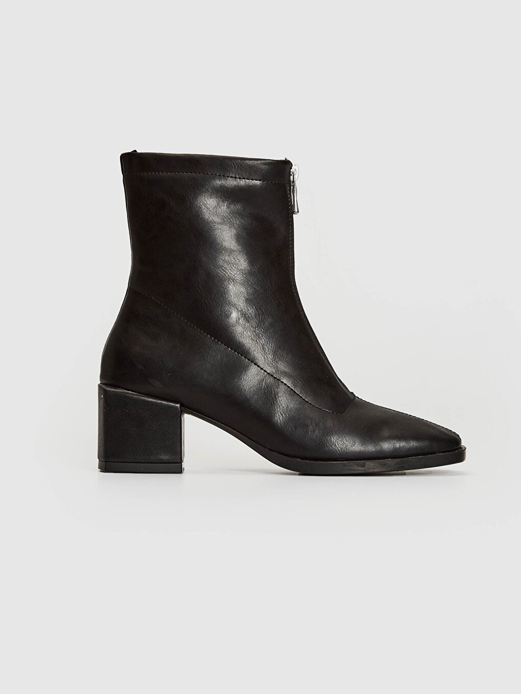 Siyah Kadın Topuklu Bilek Boy Bot