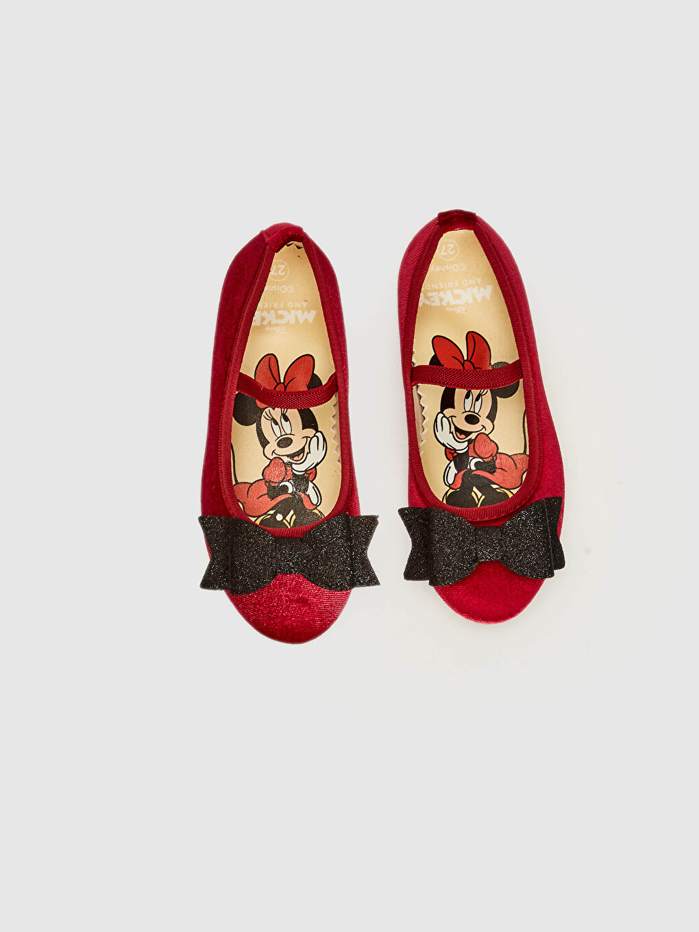 Girls' Minnie Mouse Licensed Flat Shoes-2
