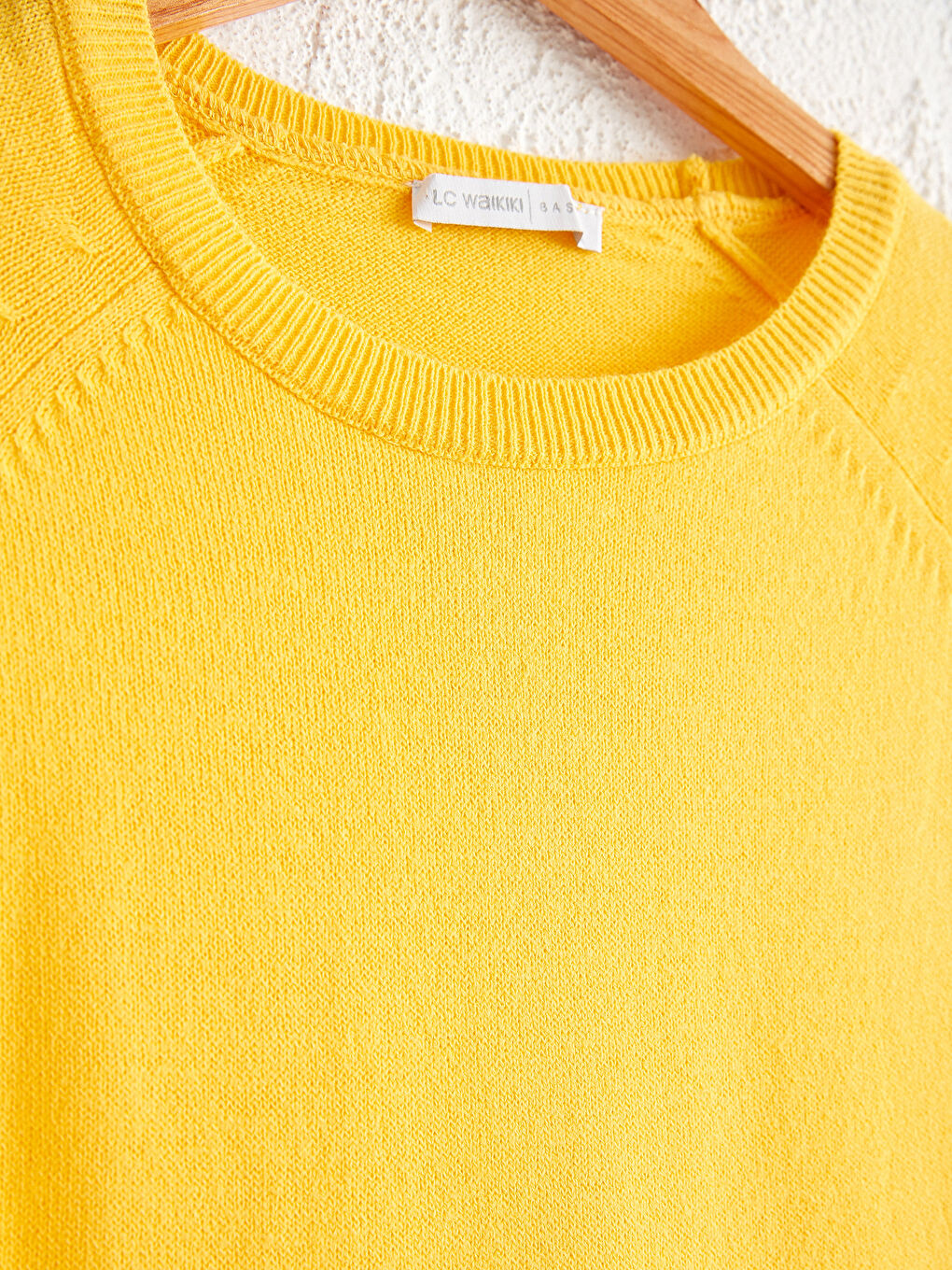 Pull-over Basique en Tricot à Col Rond-8