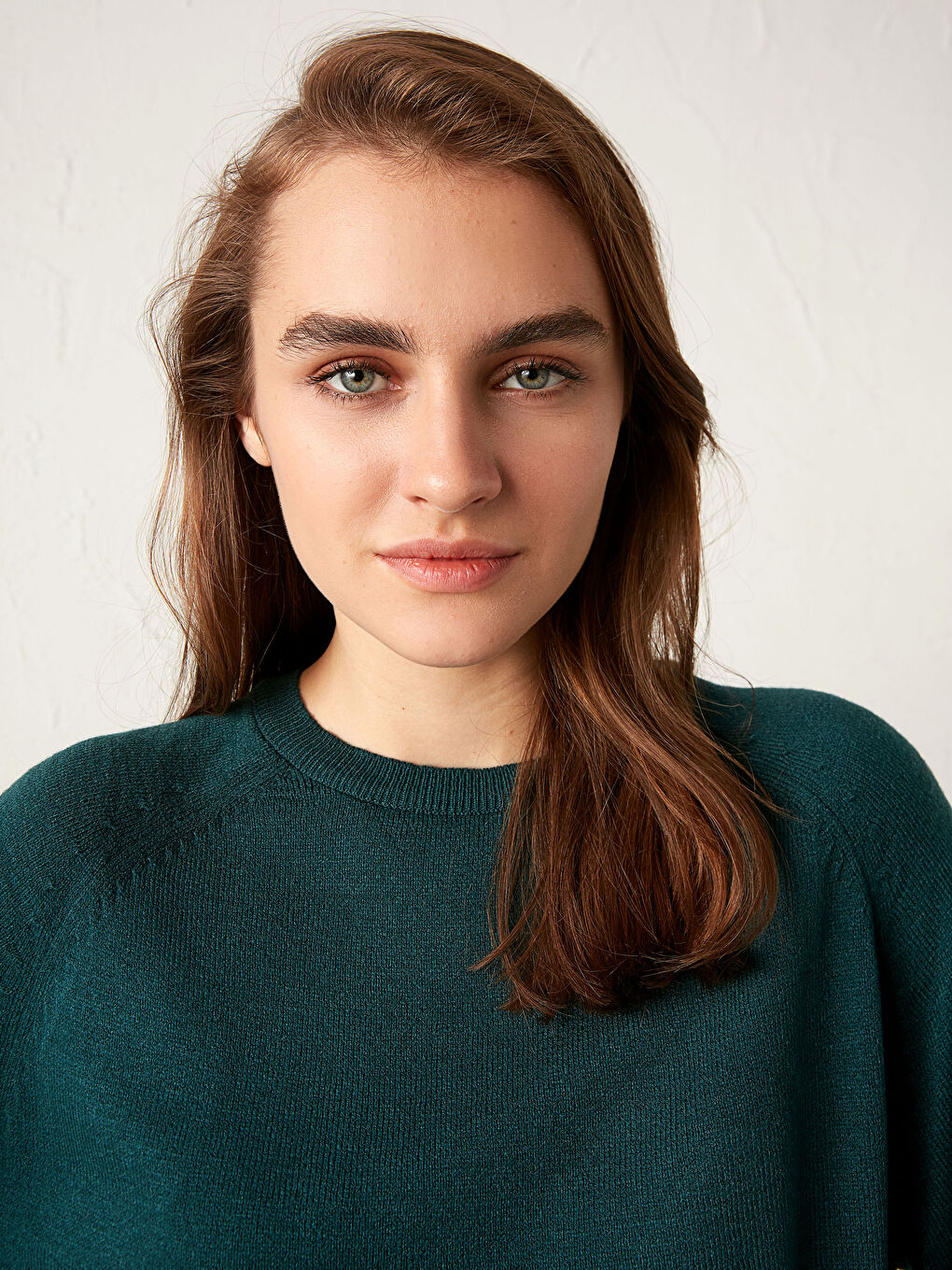 Pull-over Basique en Tricot à Col Rond-3