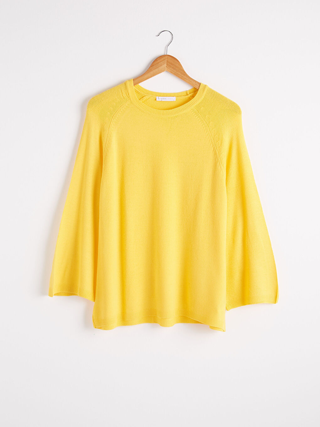 Pull-over Basique en Tricot à Col Rond-5