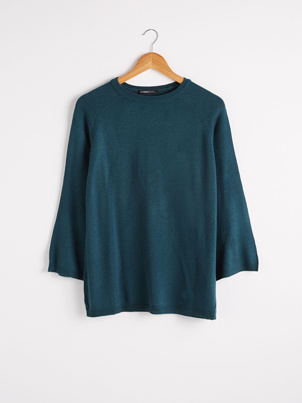 Pull-over Basique en Tricot à Col Rond-6