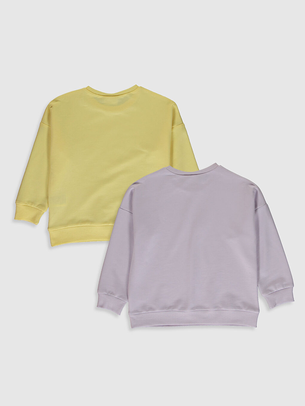 LCW Kids Lot de 2 Sweat-shirts Basiques Fille -0WED13Z4-FTK