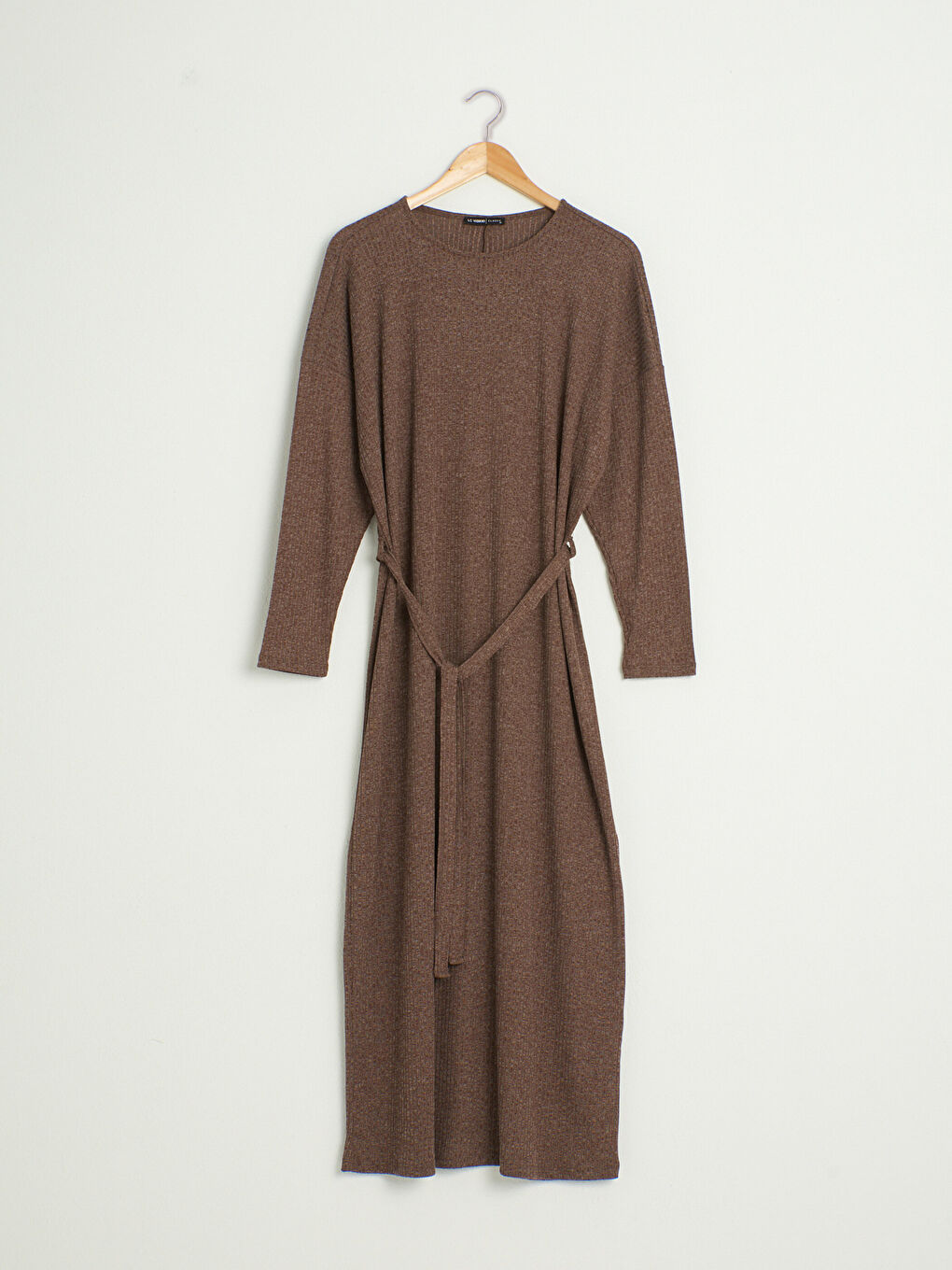 Crew Neck Long Sleeve Women's Dress