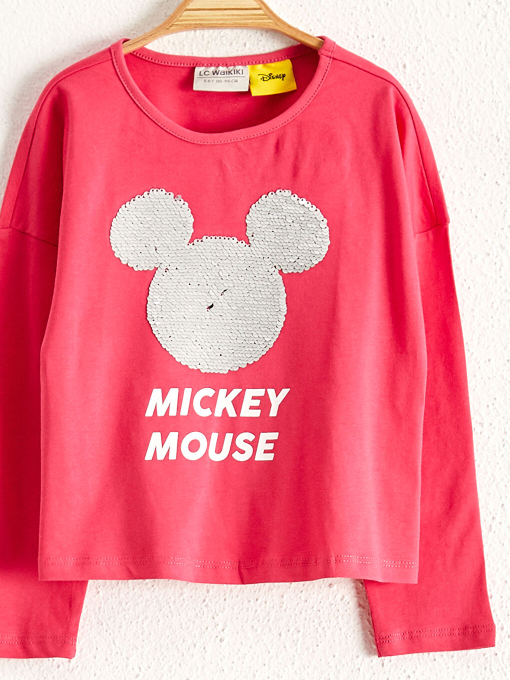تيشيرت بناتي ميكي ماوس مطبوع-2