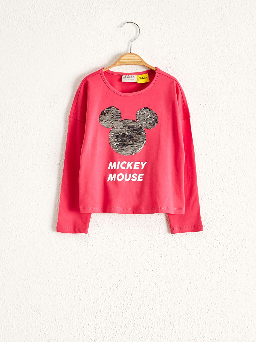 تيشيرت بناتي ميكي ماوس مطبوع-3