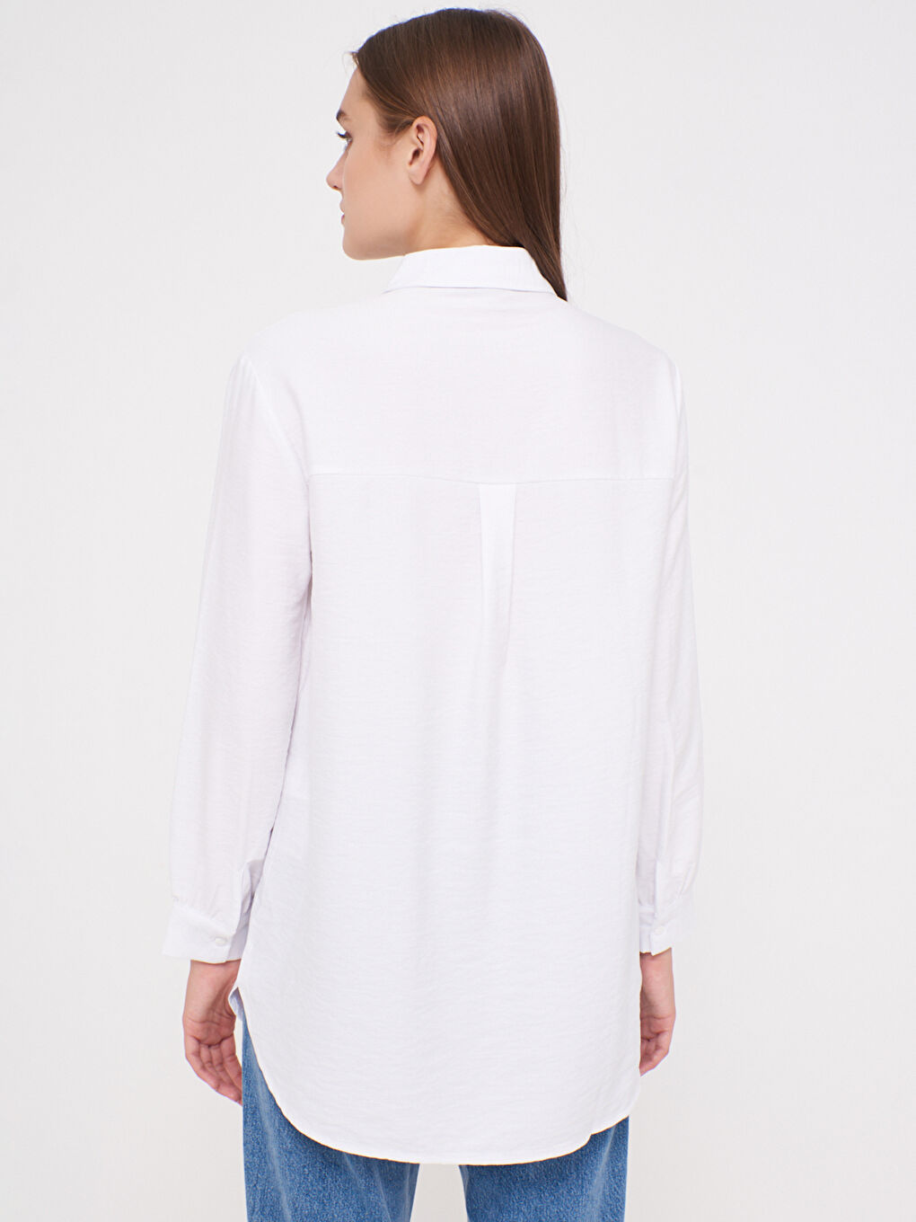 Pocket Detailed Loose Fit Shirt-3