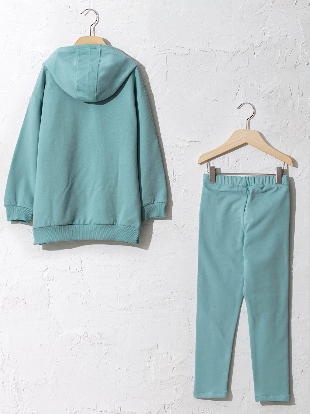 سويت شيرت وبنطلون ليقنز للبنات-1