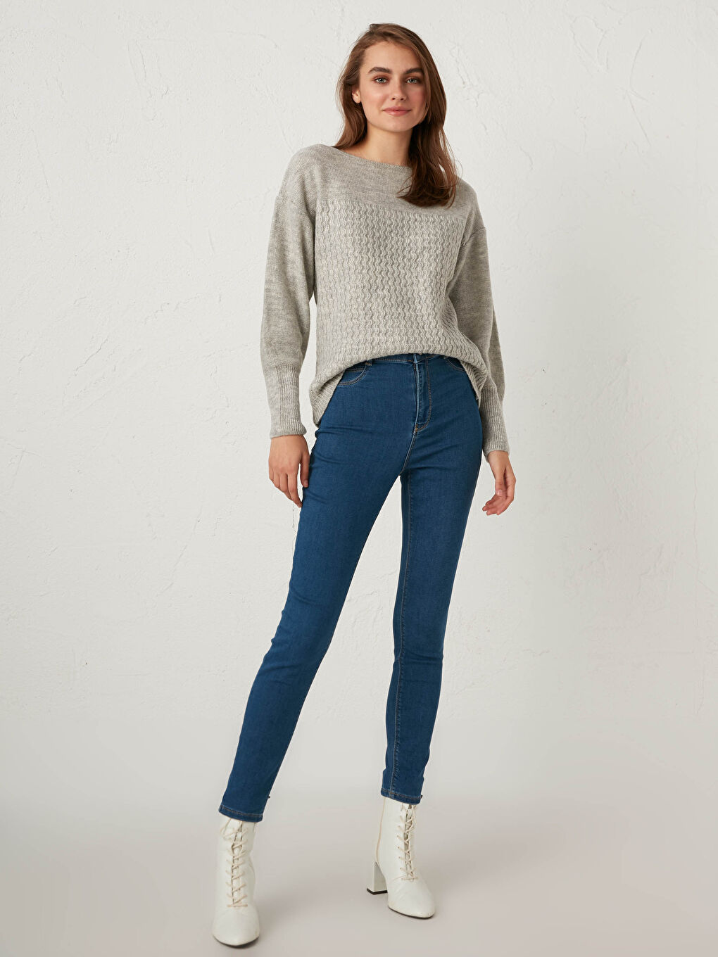 İndigo Jüpiter Süper Skinny Fit Kadın Jean Pantolon-1