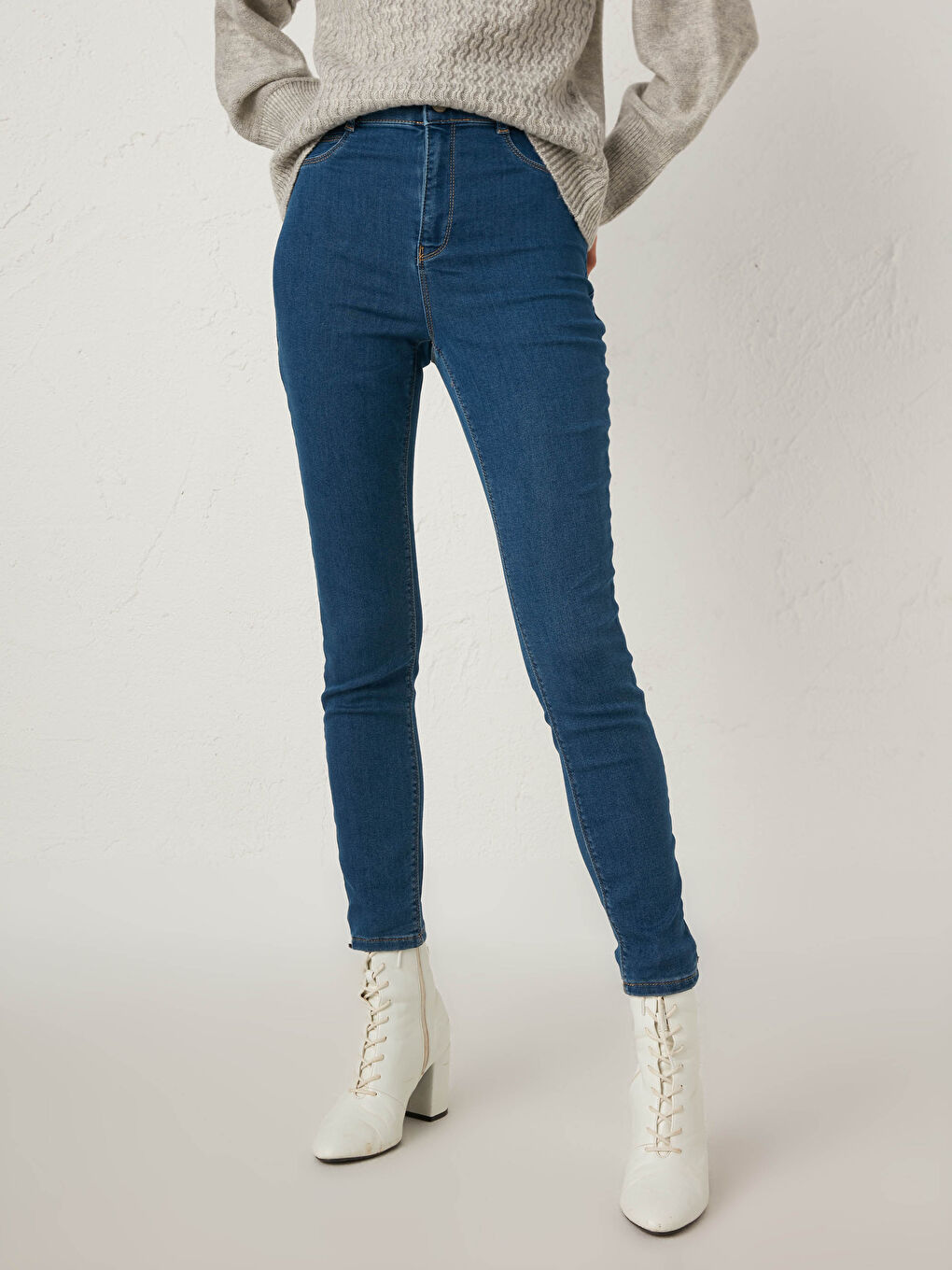 İndigo Jüpiter Süper Skinny Fit Kadın Jean Pantolon-2