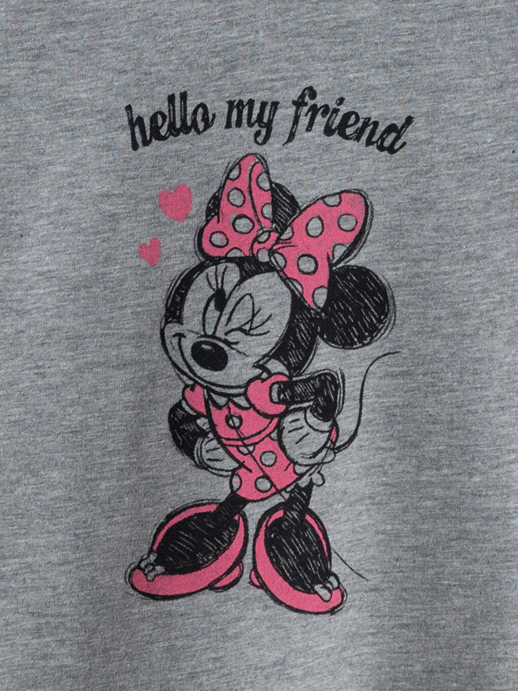 Baby Girl's Minnie Mouse Printed T-Shirt-2