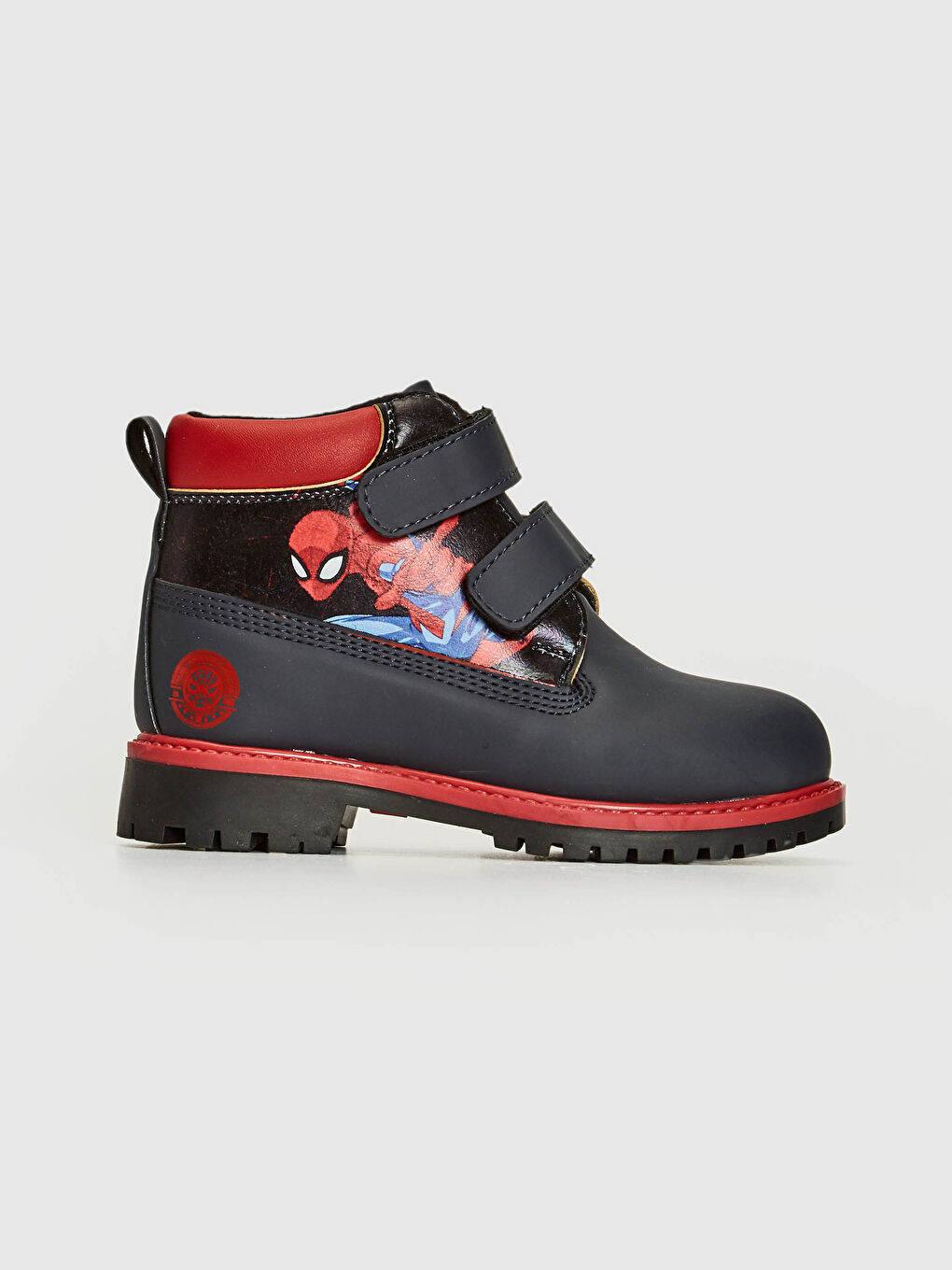 Bottes Spiderman Sous Licence à Crochet et Boucle pour Garçon