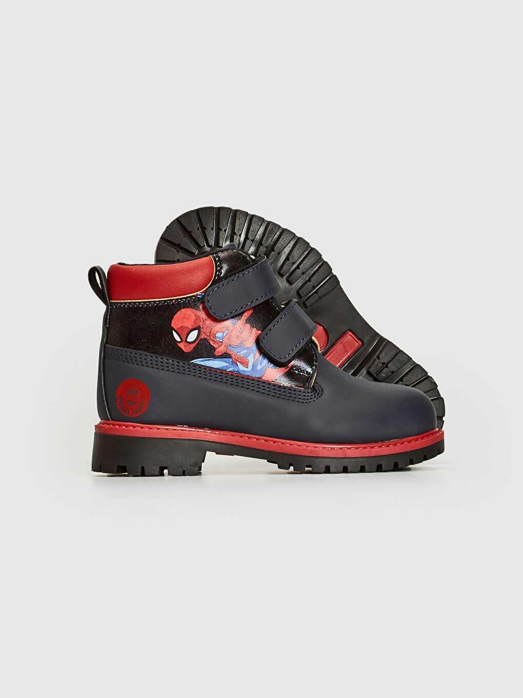 Bottes Spiderman Sous Licence à Crochet et Boucle pour Garçon-3