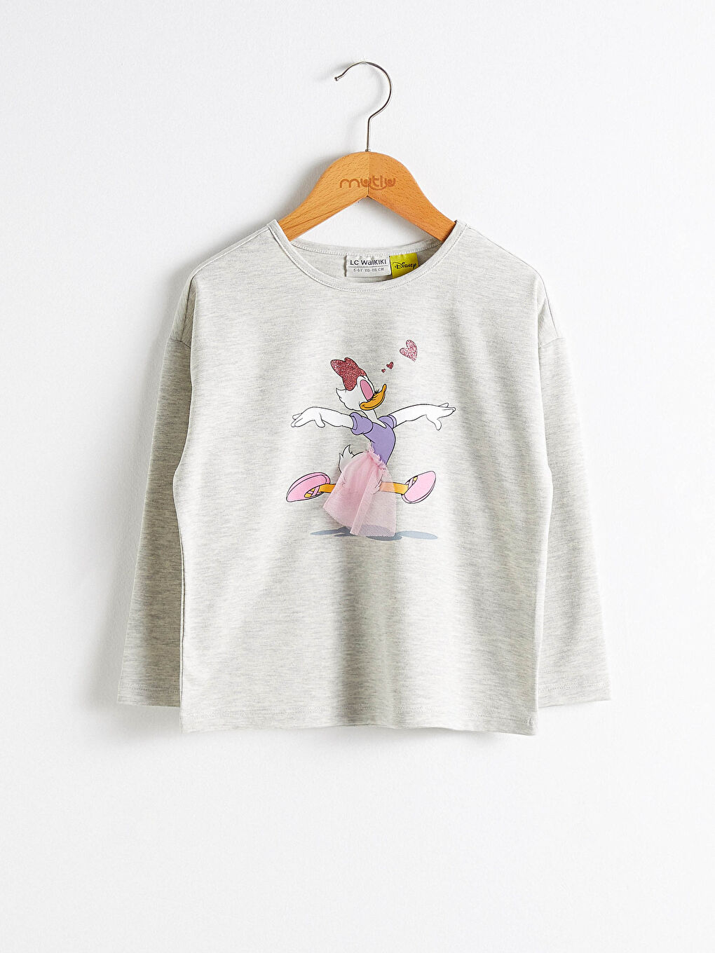 Girls Daisy Duck Printed T-Shirt