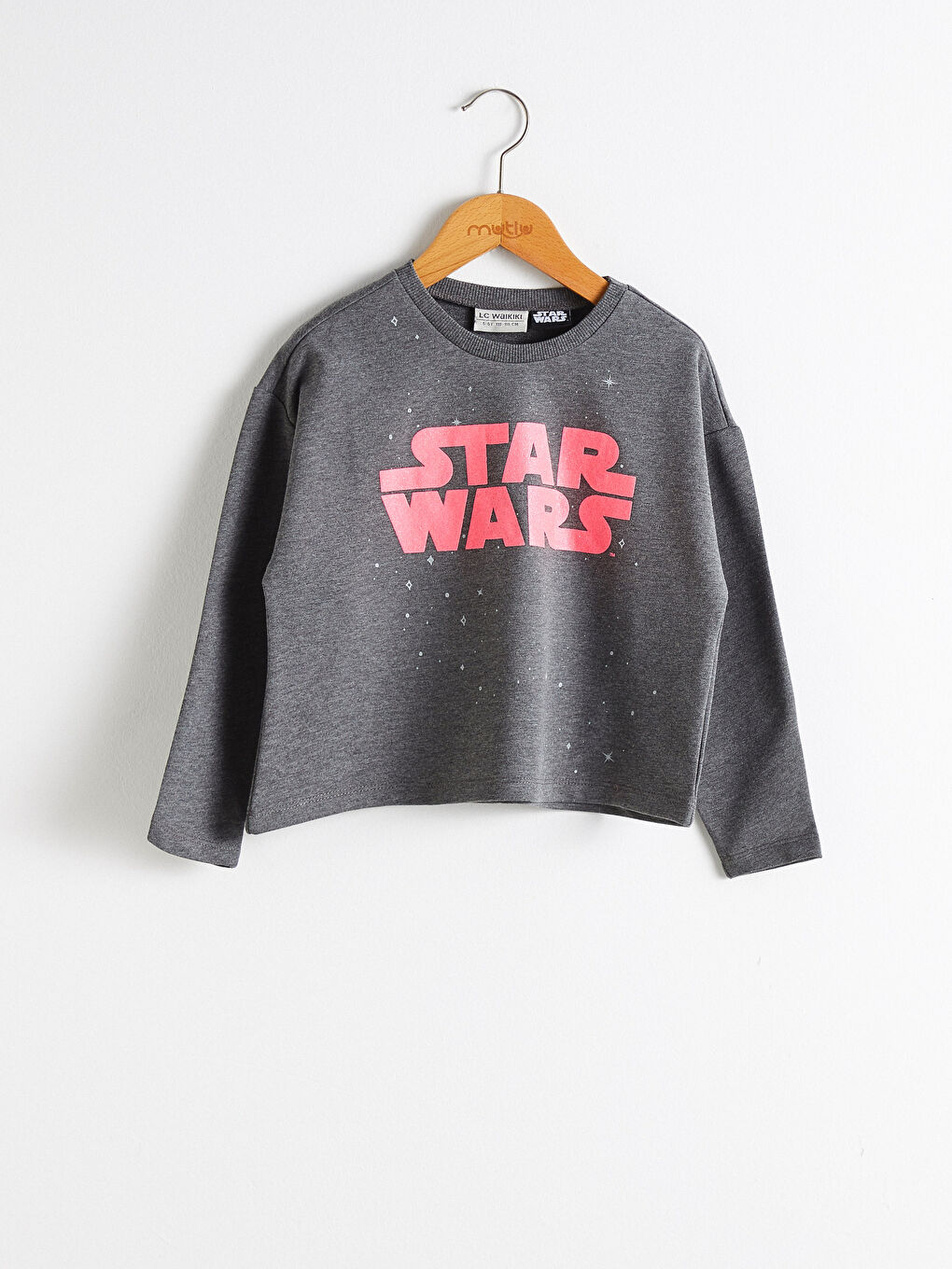 Kız Çocuk Star Wars Baskılı Sweatshirt