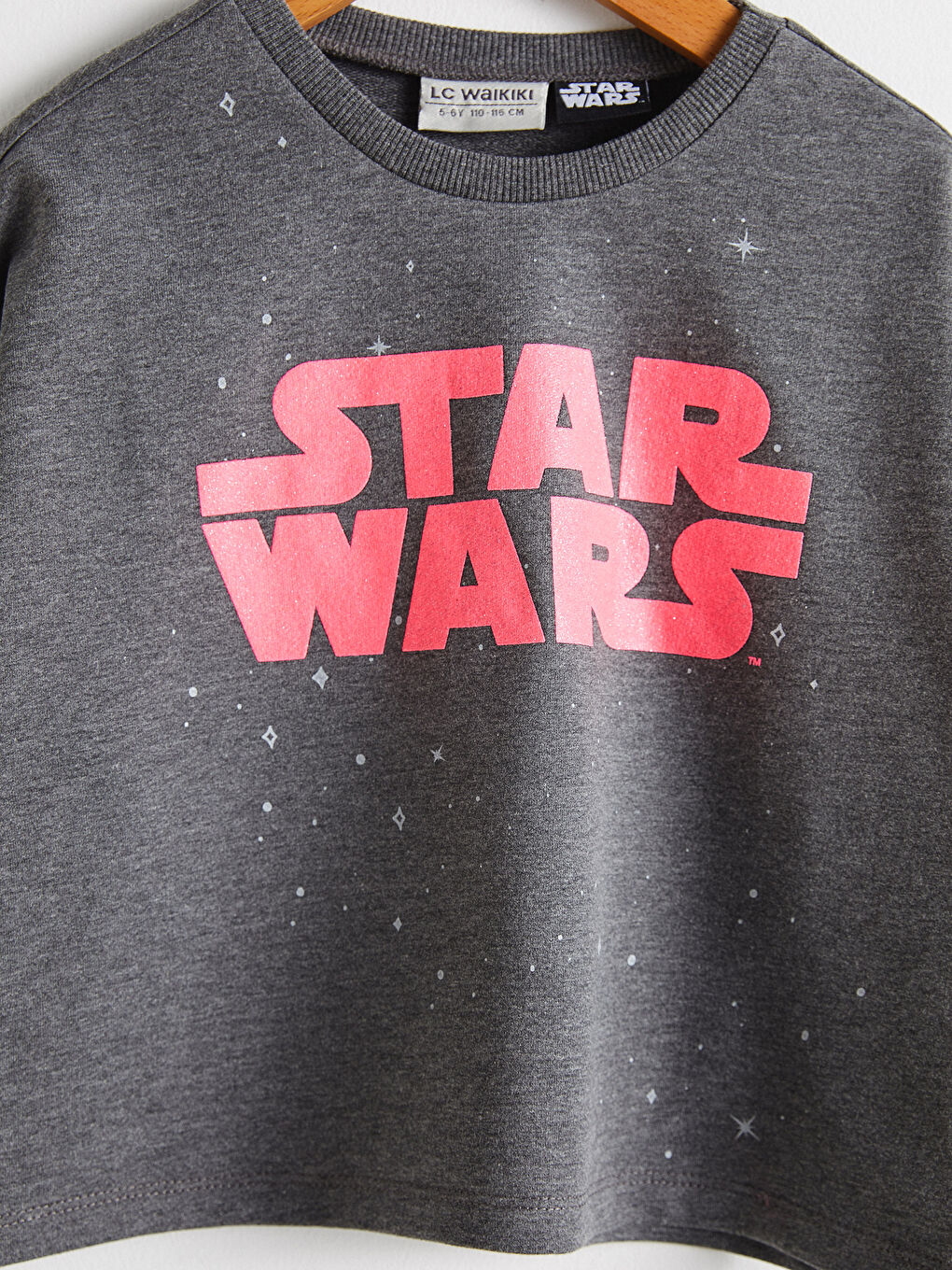 Kız Çocuk Star Wars Baskılı Sweatshirt-2