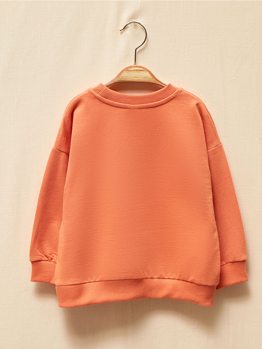 Crew Neck Long Sleeve Oversized Printed Organic Cotton Baby Boy Sweatshirt-4