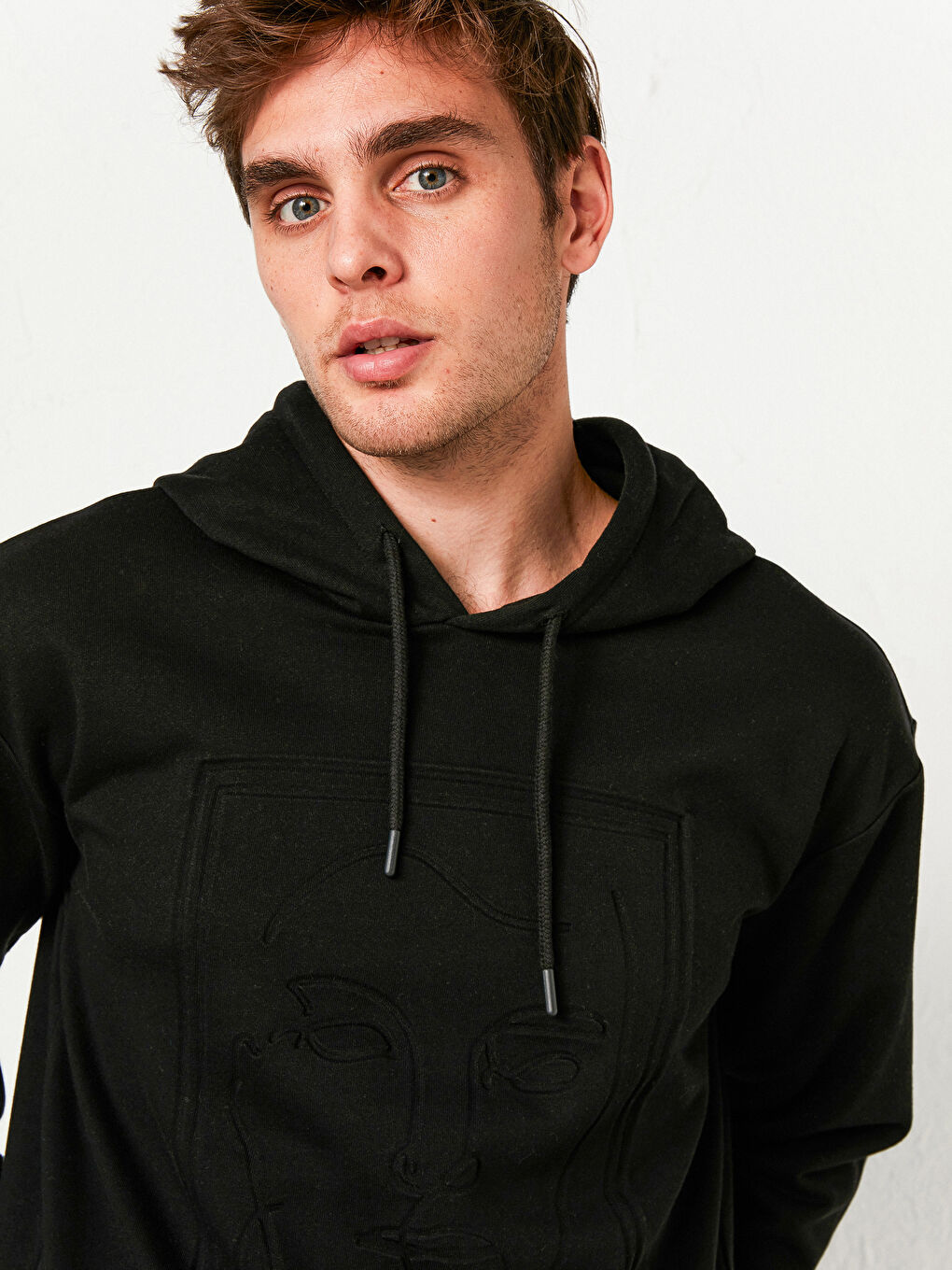 Long Sleeve Printed Men's Hoodie-1