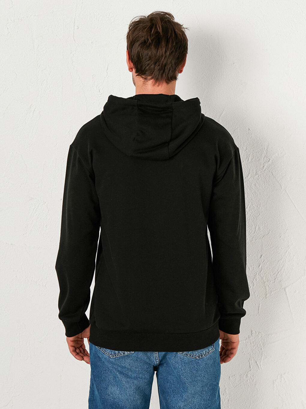 Long Sleeve Printed Men's Hoodie-3