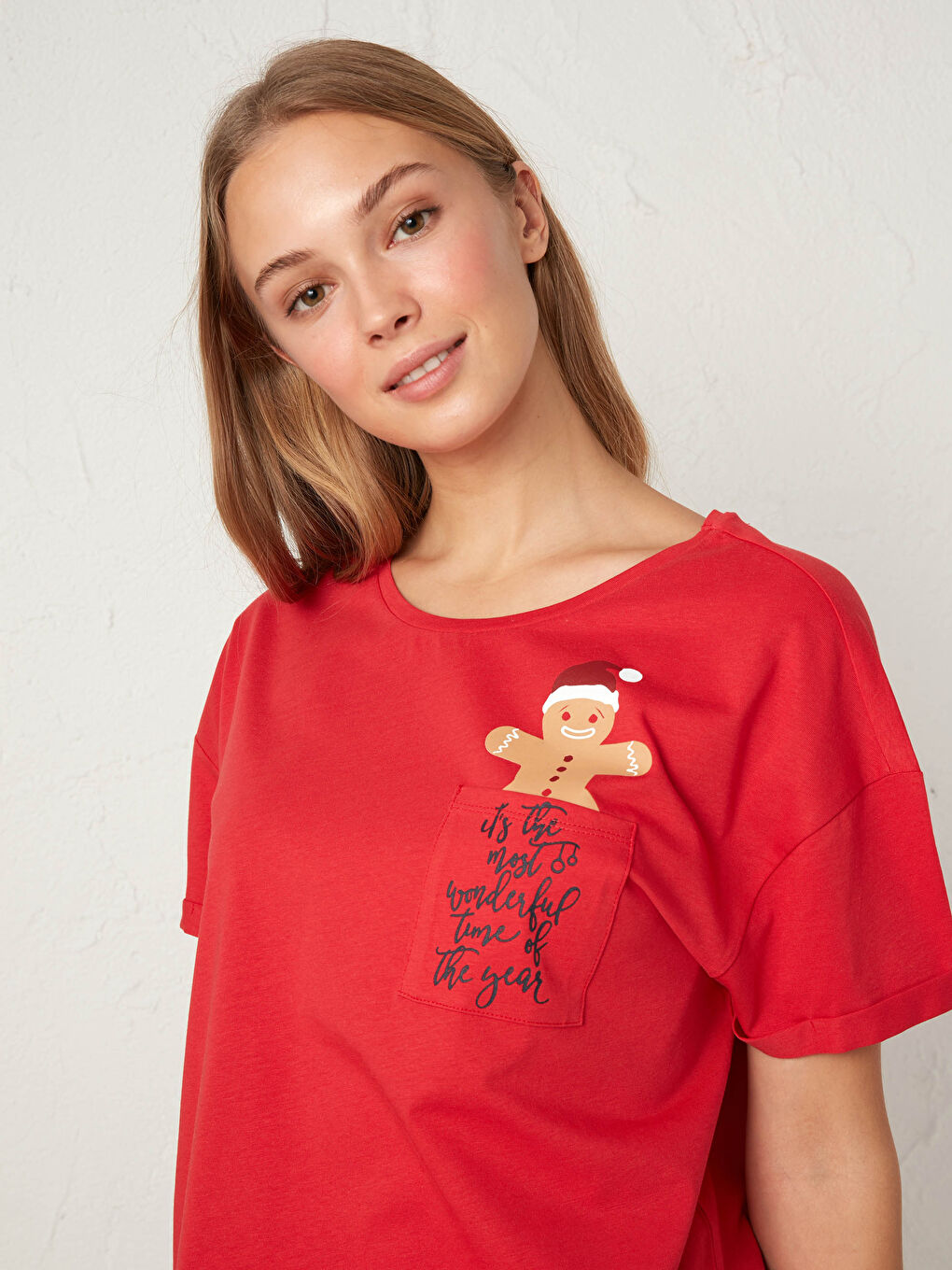 Пижамный комплект с шортами с принтом-3