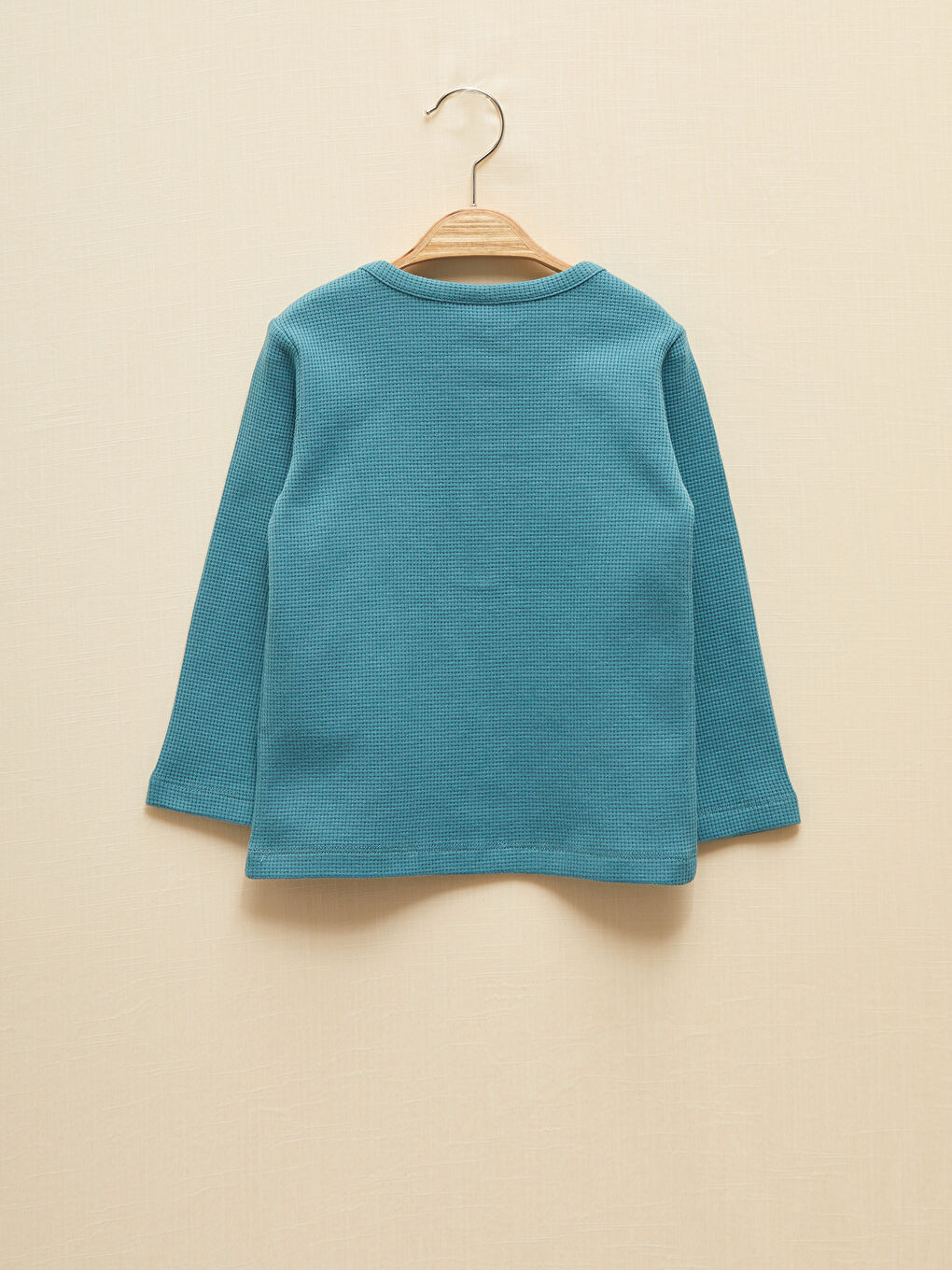 Turkuaz Erkek Bebek Organik Tişört-1