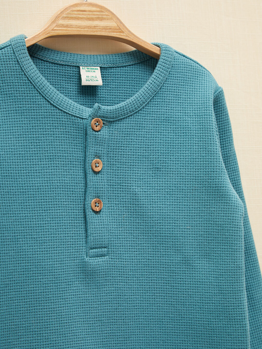 Turkuaz Erkek Bebek Organik Tişört-2