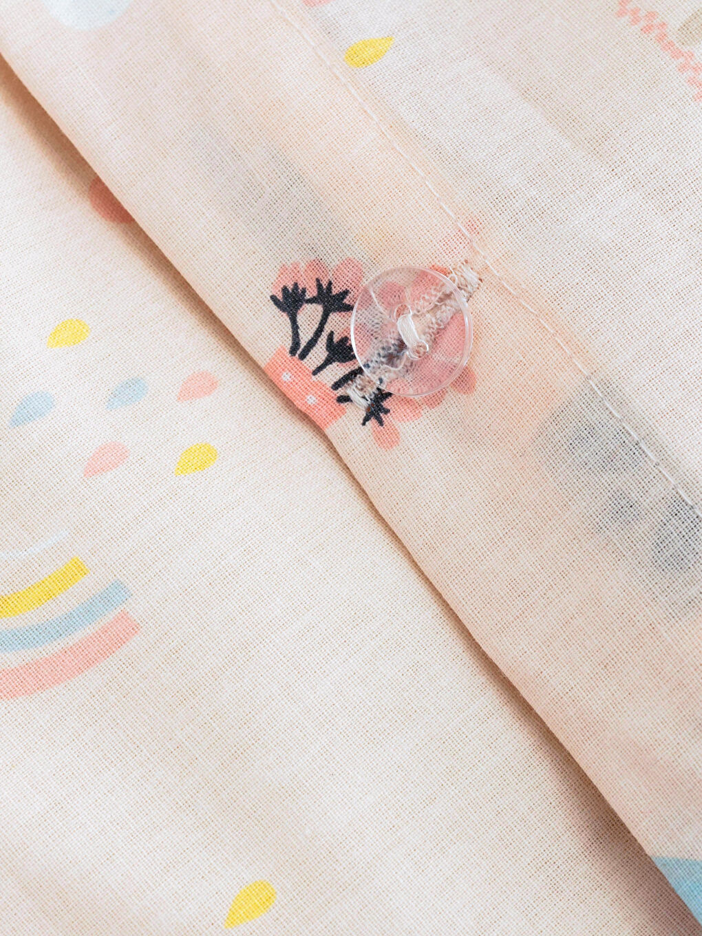 Ensemble Housse De Couette Bébé Imprimée Fille-4