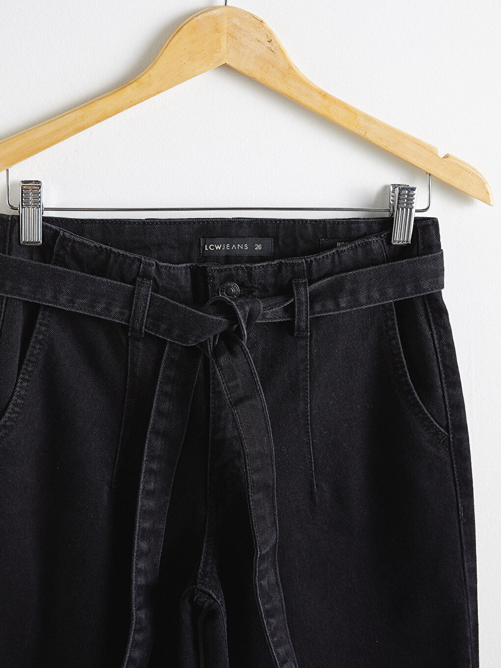 Belted Mom Fit Jeans-2