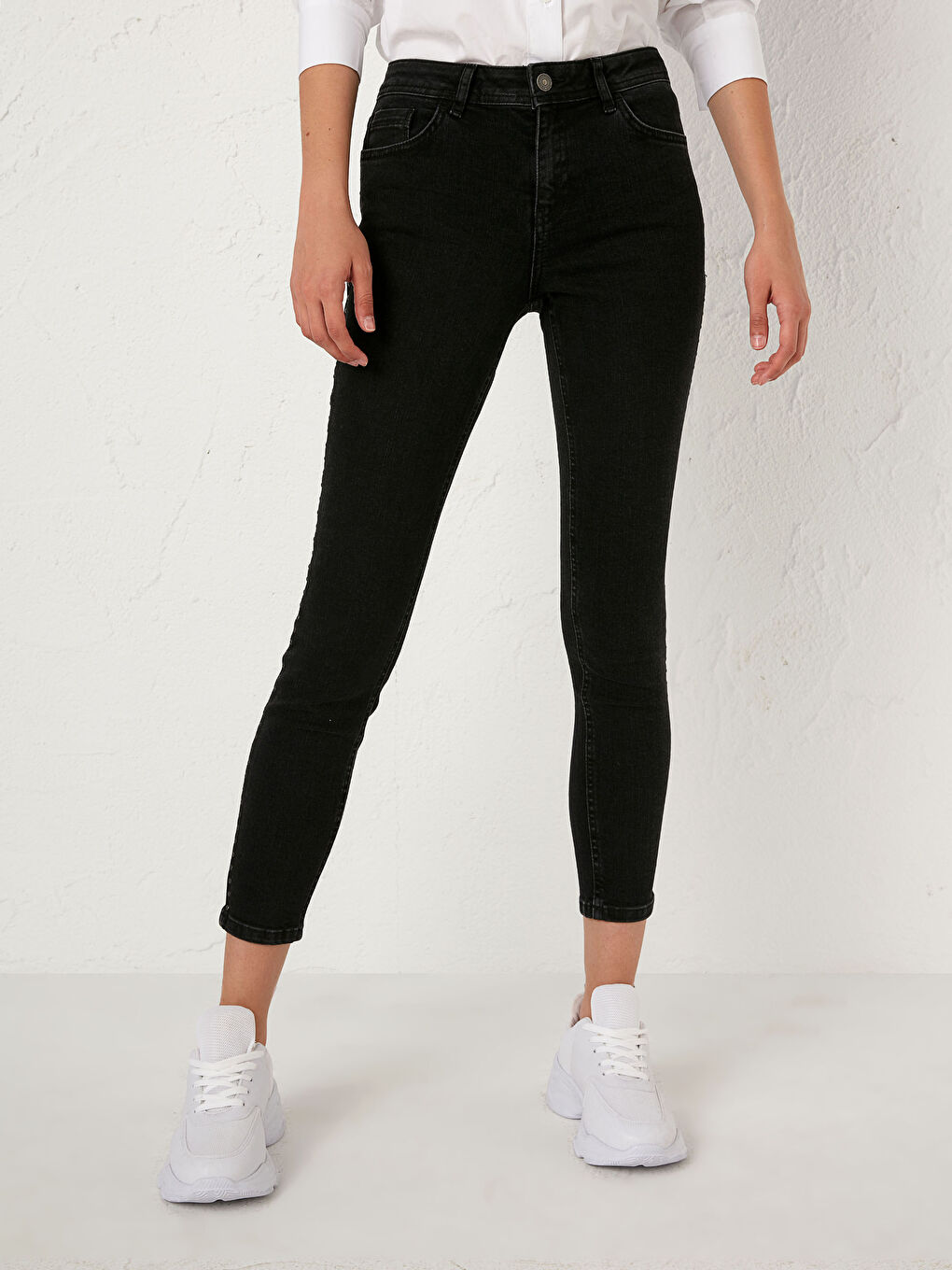 Ankle Length Mercury Skinny Fit Jean Trousers-3