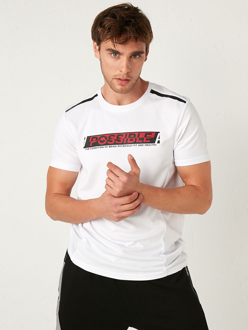 Rundhalsausschnitt Aktives Sport-T-Shirt