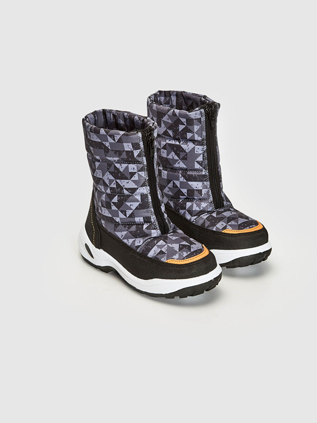 Antrasit Erkek Çocuk Kalın Tabanlı Bot