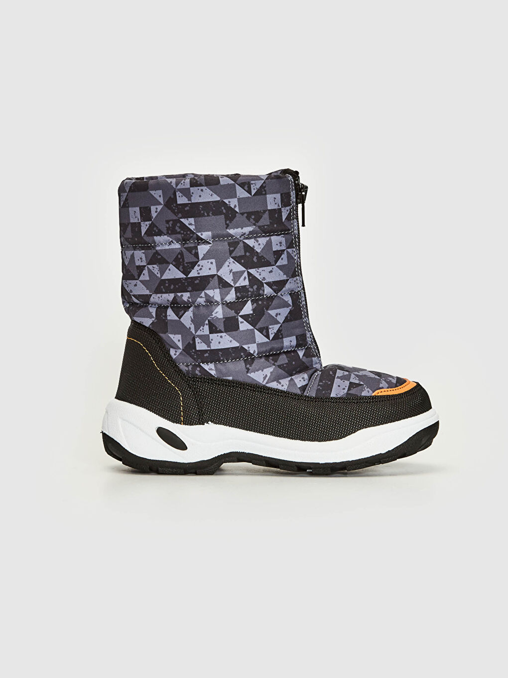 Antrasit Erkek Çocuk Kalın Tabanlı Bot-1