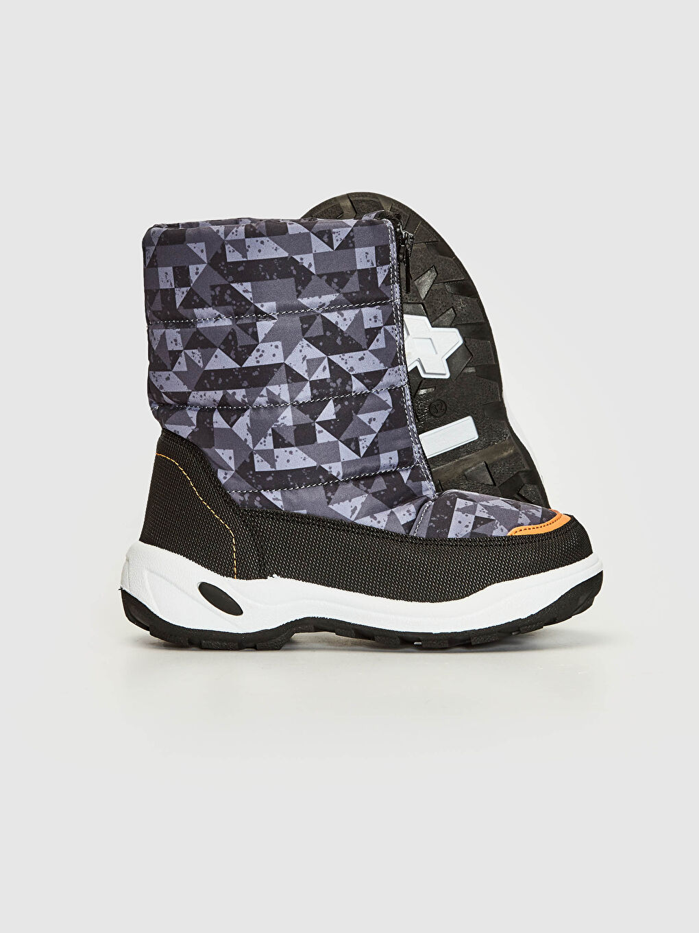 Antrasit Erkek Çocuk Kalın Tabanlı Bot-2