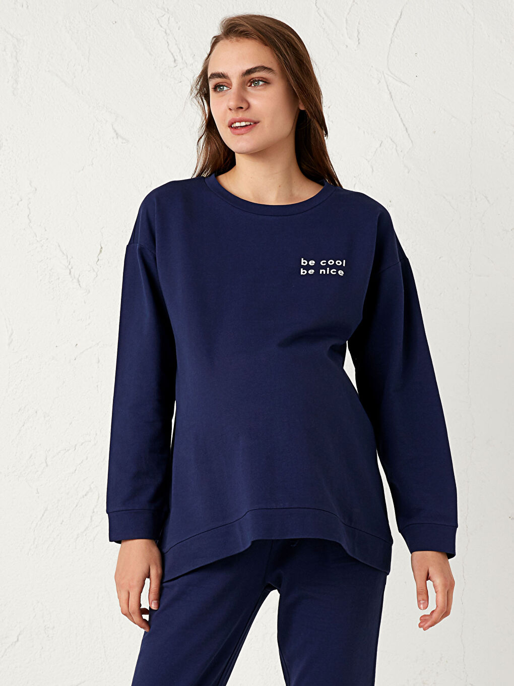 Свитшот для беременных с принтом-слоганом