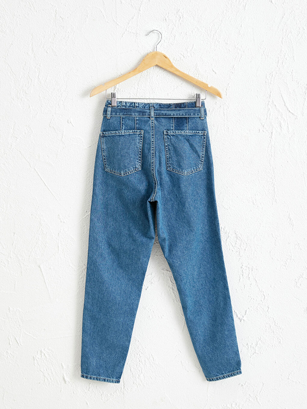 Belted Mom Fit Jeans-1