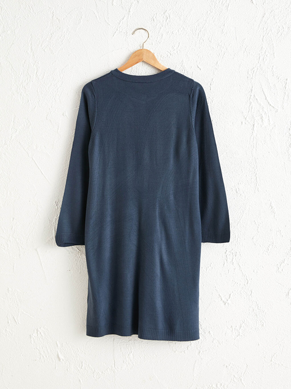 Neck Long Sleeve Women Sweater Cardigan-2