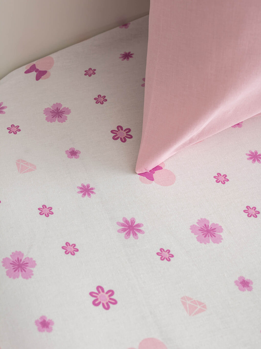 LCW HOME Minnie Maus Bettwäsche-Set für Mädchen -0WEK27Z4-F9C