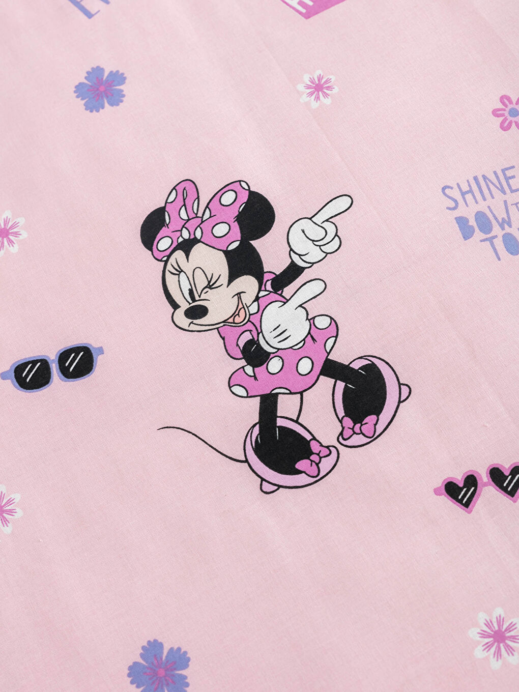 LCW HOME Minnie Maus Bettwäsche-Set für Mädchen -0WEK27Z4-F9C