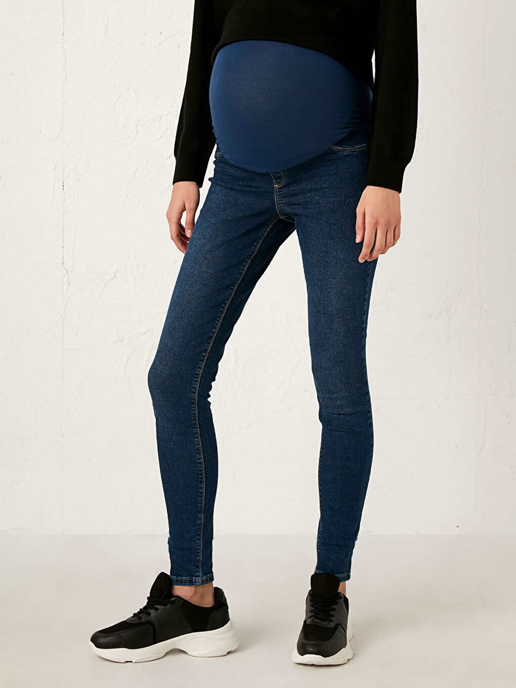 İndigo Mercury Skinny Hamile Jean Pantolon-2
